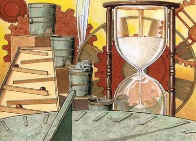 illustration from cover of It's About Time